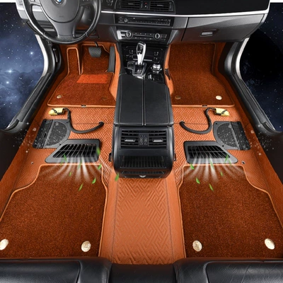 Floor Rubber Mats Car Special – Ayaqaltılar (Kovriklər) - vibrant-orange-double-layer