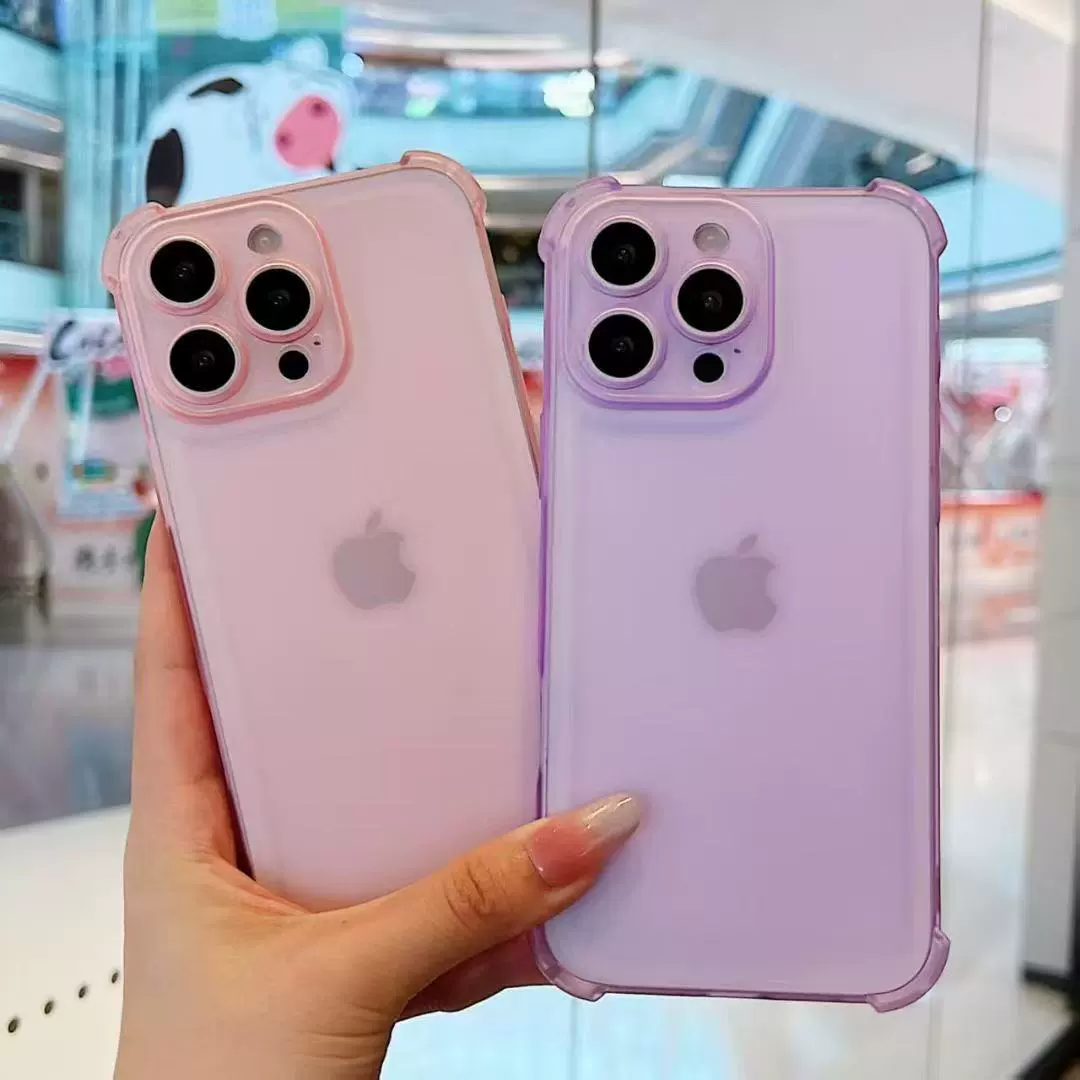 Чехол для телефона Apple, совместимый с iPhone 15, матовый с воздушной подушкой, 16 Pro Max, новая коллекция