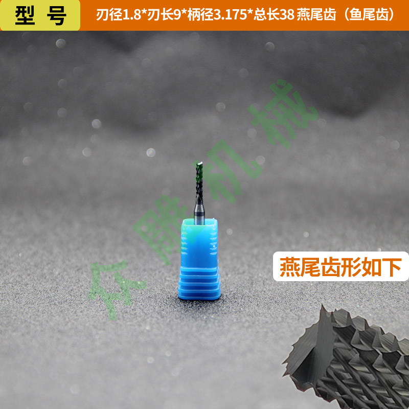 Cuchillo de maíz de acero de tungsteno recubierto de diamante DLC Fibra de vidrio Fibra de carbono FRP Fresa de piedra artificial de grafito