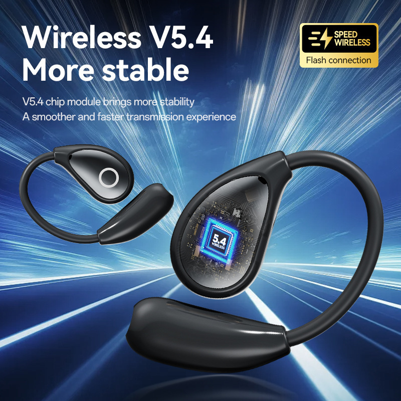 2025 新しい AI 翻訳 Bluetooth ヘッドセットワイヤレス超長バッテリー寿命タッチスクリーン Bluetooth ヘッドセット非インイヤープライベートモデル|undefined