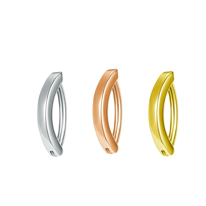 Wholesale Cross-Border E-commerce Best-Selling Smooth Minimalist Personalized Twisted Diamond-Studded_voghion.com