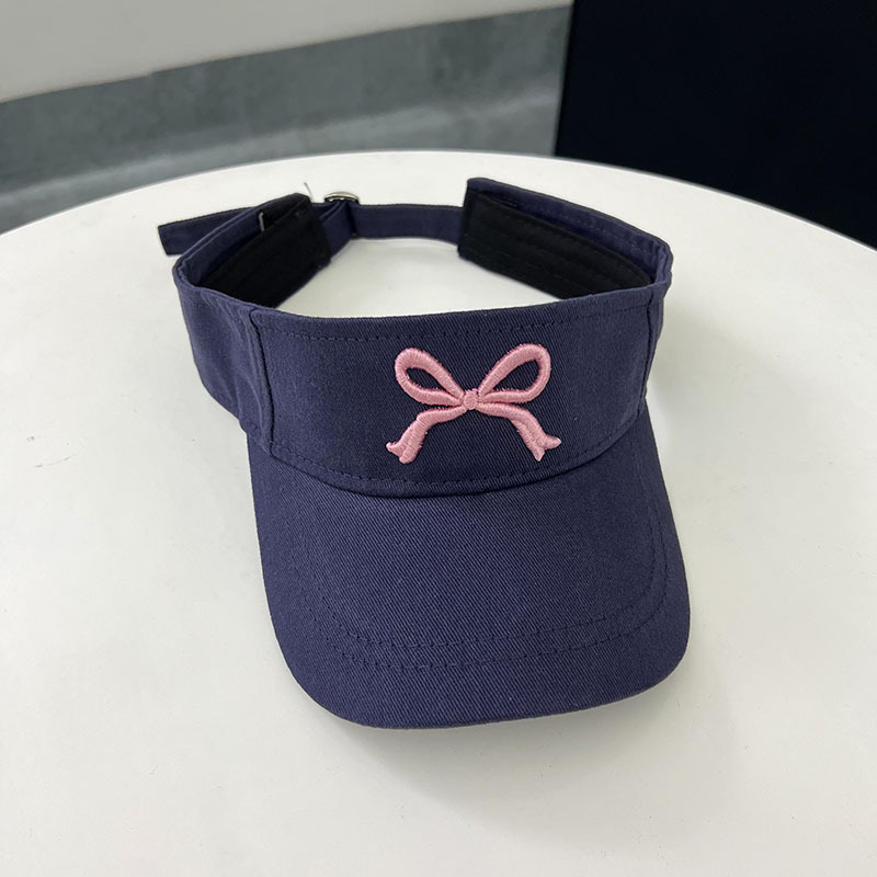 Corea del Sur Dongdaemun nuevo dulce padre-hijo bordado arco gorro vacío gorro de bebé de verano sombrero solar