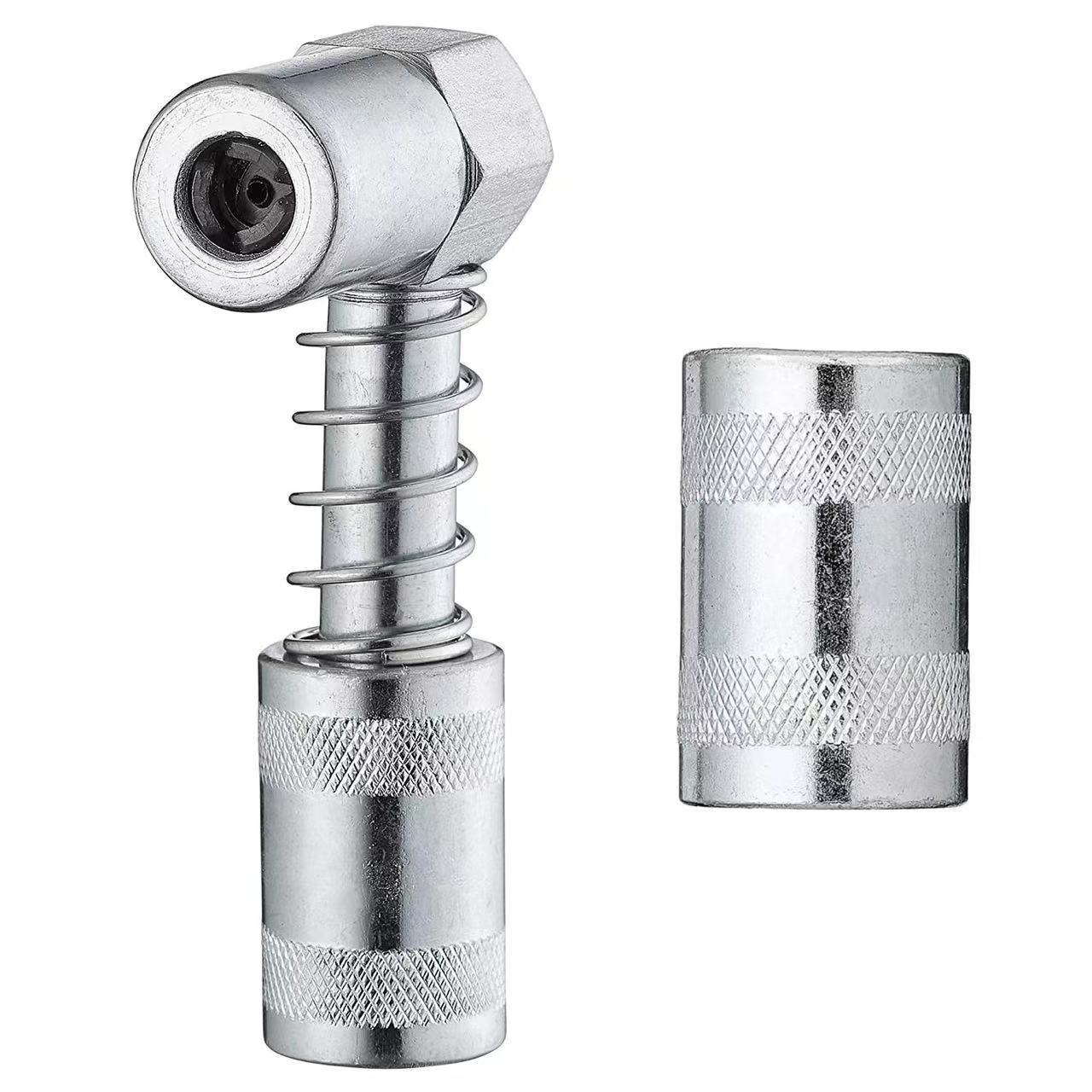 90 degrees oil nozzle grease gun lubrication tool accessories grease gun coupler adapter connector foreign trade lubrication