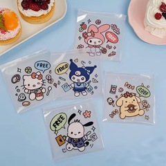 サンリオかわいい漫画ジップロックバッグ透明キャンディスナックビニール袋ギフトジッパーオフィスデスクトップストレージ