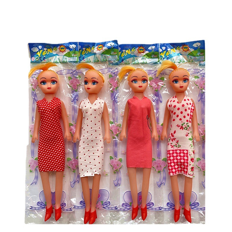 OPP bolsa al por mayor barato puesto push Le Barbie muñeca chica Comercio exterior 1 yuanes grasa juguete de los niños