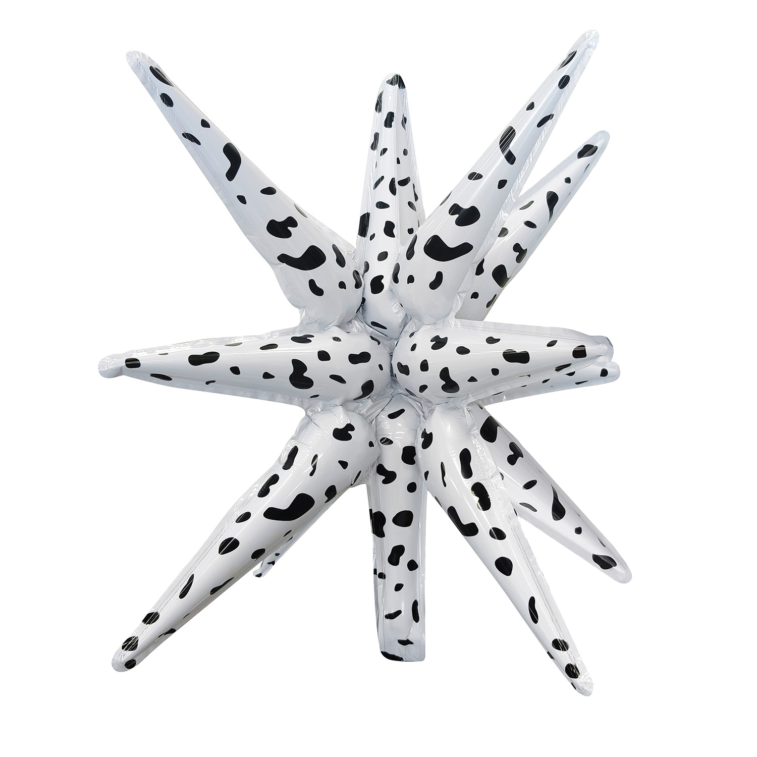 Transfronterizo de 22 pulgadas explotando una estrella en gota de agua brillante de aluminio 4D película de aluminio globo de aluminio diseño de fiesta de cumpleaños image 26