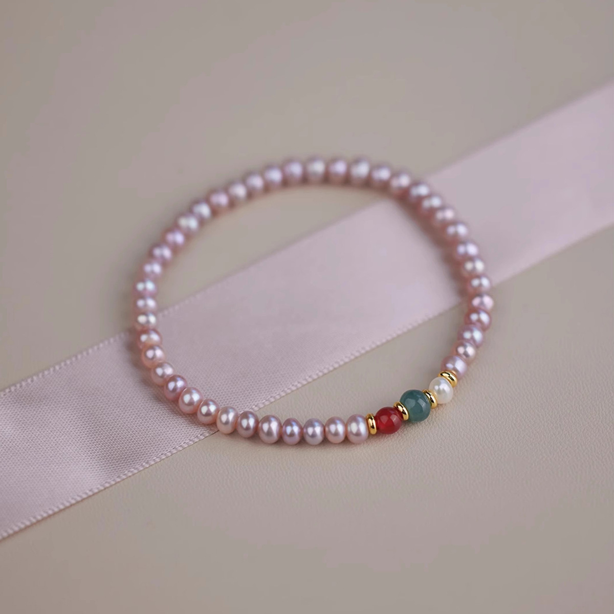 Alloy Natural Stone Freshwater Pearl Bracelets Retro Simple Style display picture 18