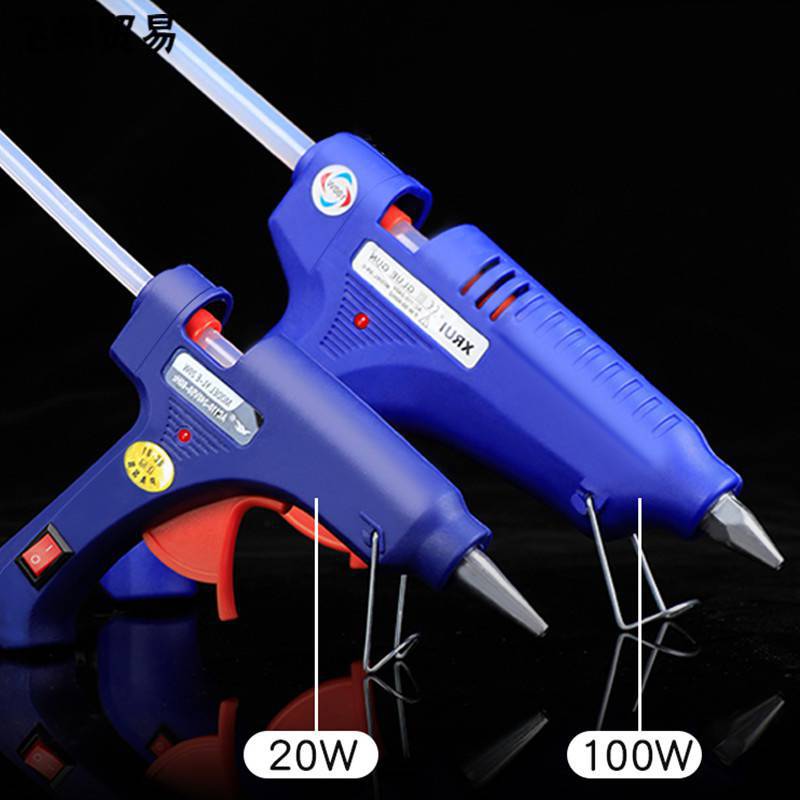 热熔胶枪玻璃胶枪小胶枪送热熔胶棒溶胶枪20w100w热胶枪