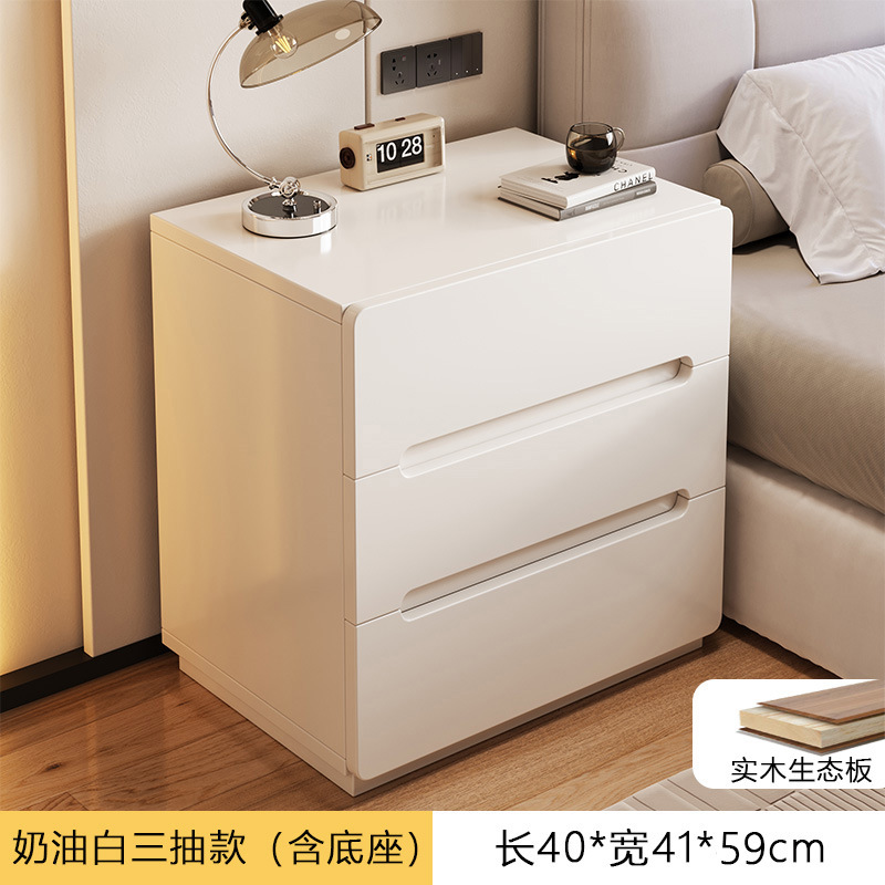 [원목생태보드] 3단크림화이트 + 베이스 40*41*59cm