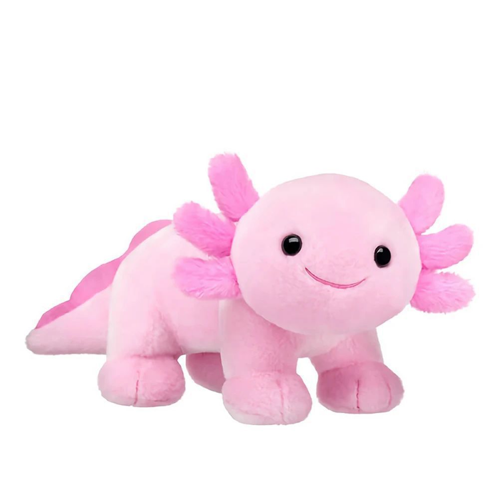 New 25cm Pink Axolotl PLU is Toy Soft Stuffed Animal Cartoon