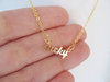 English letter word Lucky lucky luck blessing birthday gift pendant collar necklace lucky next