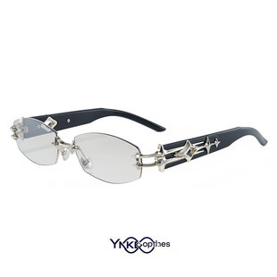 Fashionable retro glasses solar-powered for men and women, trend sunglasses, 2 carat, high-quality style