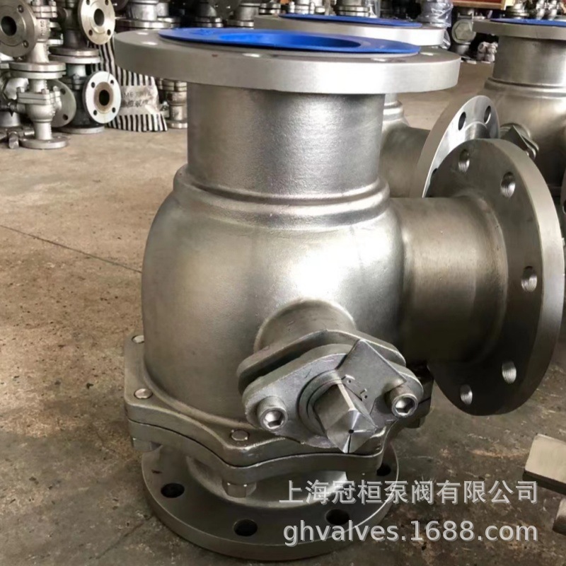 Q44F-16P DN80 法兰手动球阀不锈钢L型三通球阀