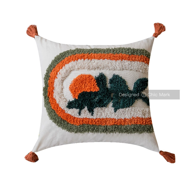  Nordic living room sofa cushion cotton cotton canvas flowing pillow pillow pillow pillow pillow red plants rely on pillow case