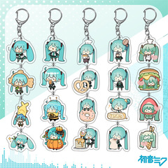 V家初音ミクミクバーチャル歌姫アニメ二次元アクリルペンダントストラップキーホルダー
