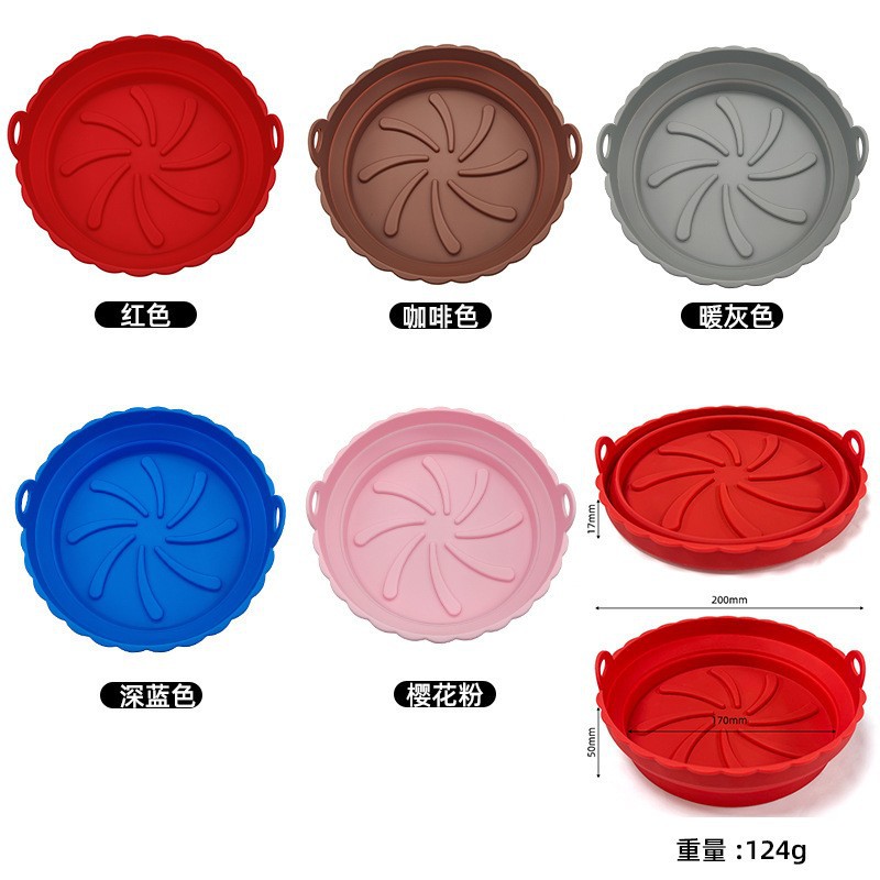 Amazon Hot Sale Air Fryer Inner Coating Silicone Grade Food Coat Plegable Home Air Fryer Accessories image 12