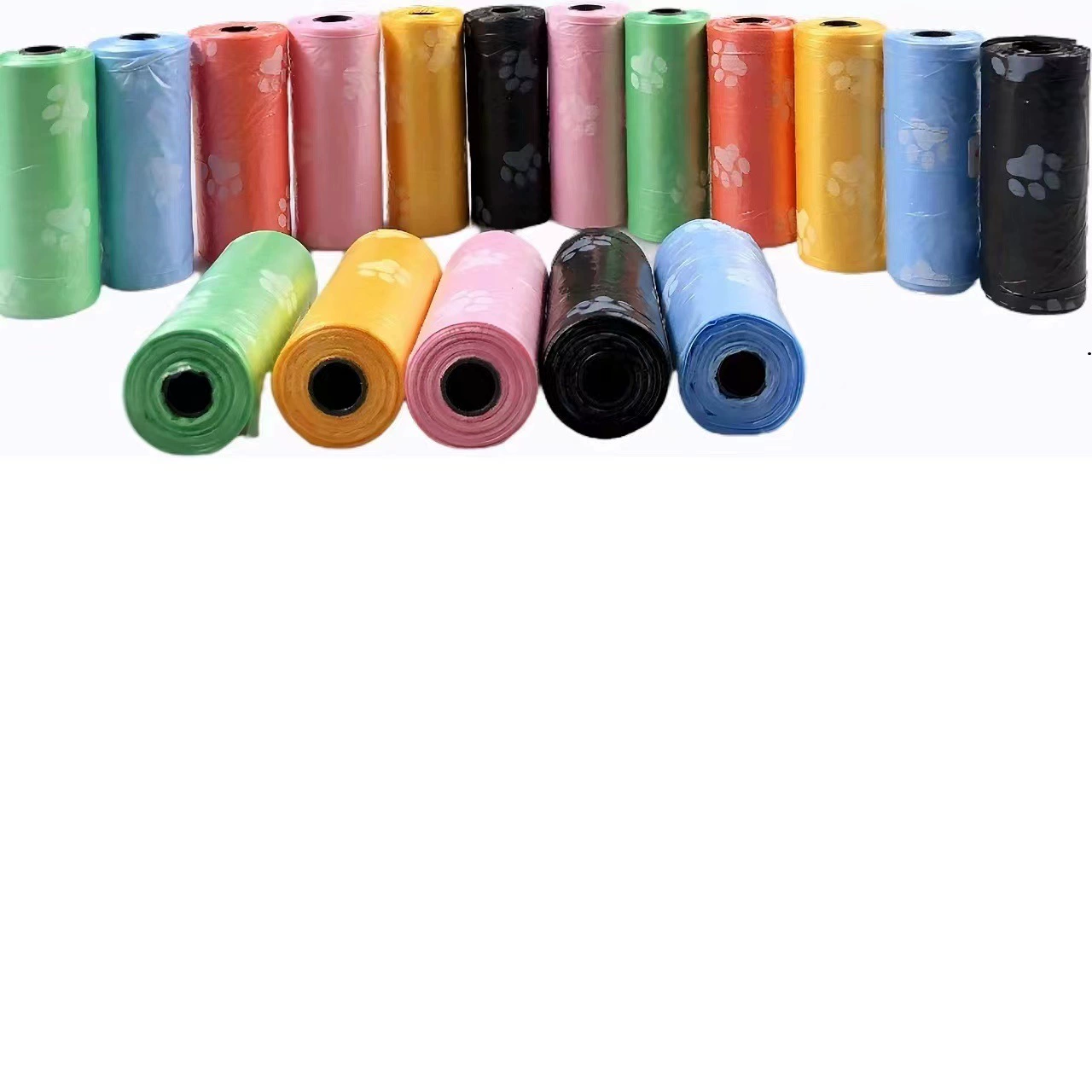 Amazon Hot Pet мешок для мусора Печатный след собаки Карманный чистящие средства завод в наличии