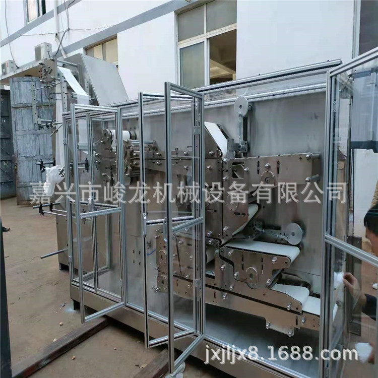 1全自动一次性手术洞巾折叠机 垫单折叠机 打孔床单机器设备