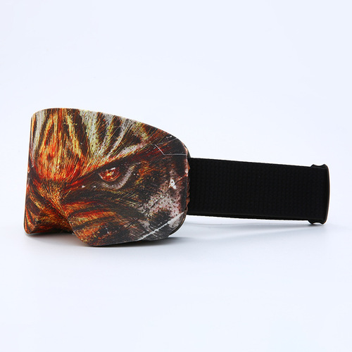 Snowboard Goggles Case, Dual-Sided Ski Goggles Protective Cover, Portable Storage Ball, Anti-Scratch Goggles Cloth/Ski Goggles Cover