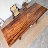 Nanmeihutu твердый древесина Большой доска стола Yuki Цельно -пластин -чайный стол