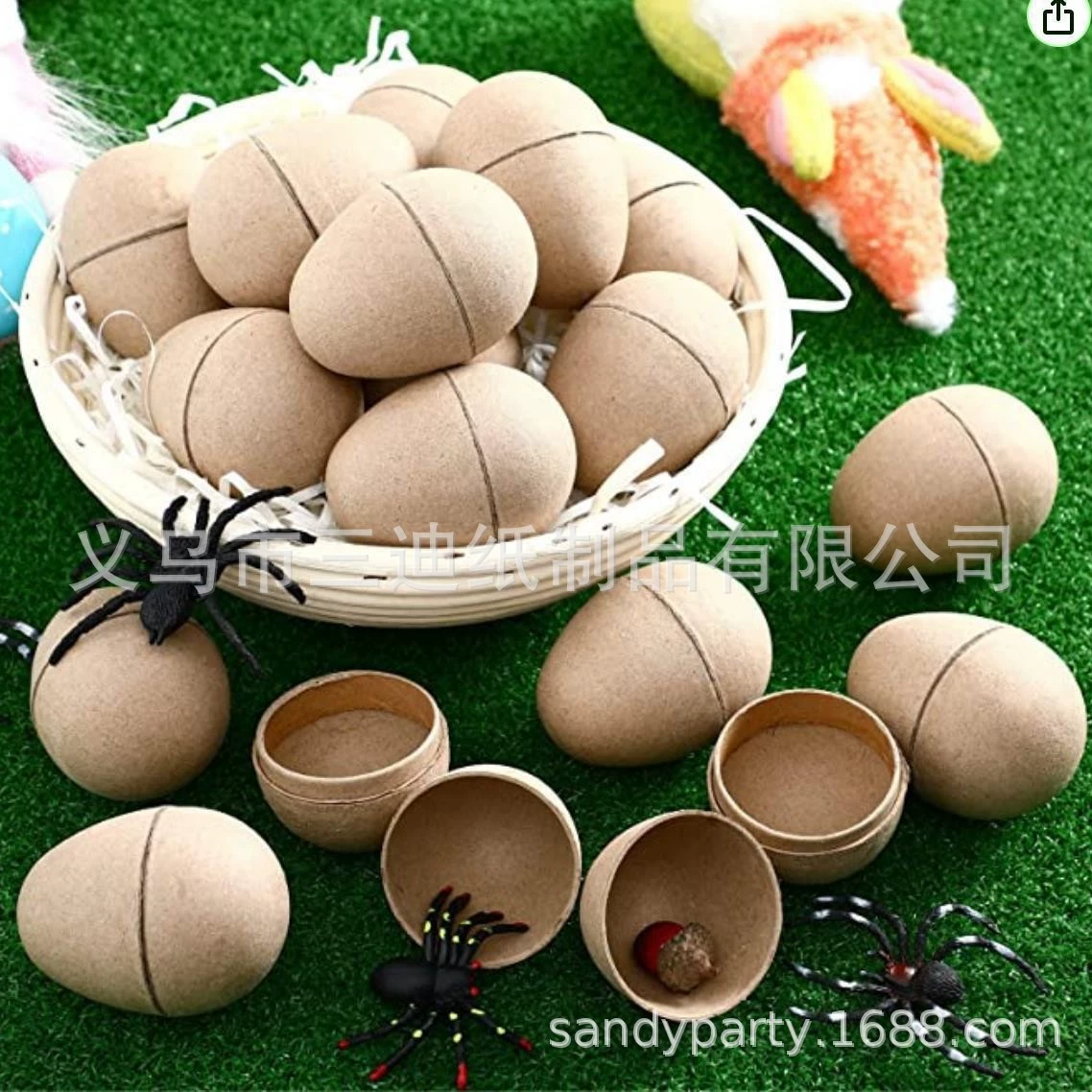 Пятно бумажные яйца рисования яйца разлагаются Пасхальная рождественская целлюлоза DIY детские целлюлозные яйца