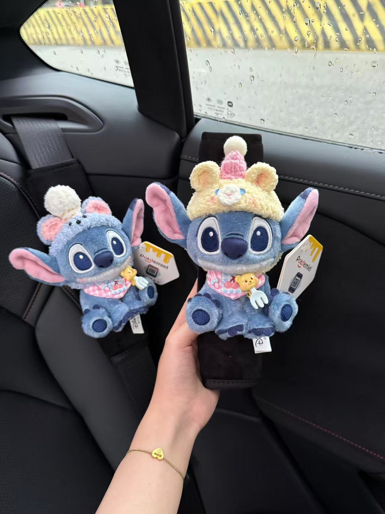 Genuine Stitch Car Seat Belt Shoulder Cover Anti-Wear High-End Car Seat Belt for Women in All Seasons