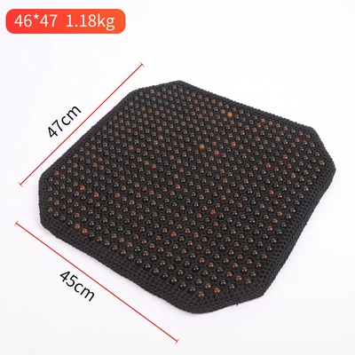 Cross-Border Car Seat Cushion, Summer Ventilated and Breathable Cool pad - single-piece-of-black-internet-cafe-beads