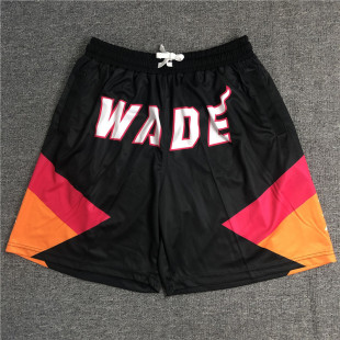 Summer New Heat Wade's Way American Basketball But Knee Basketball Sports Shorts Russell Training Pants Men