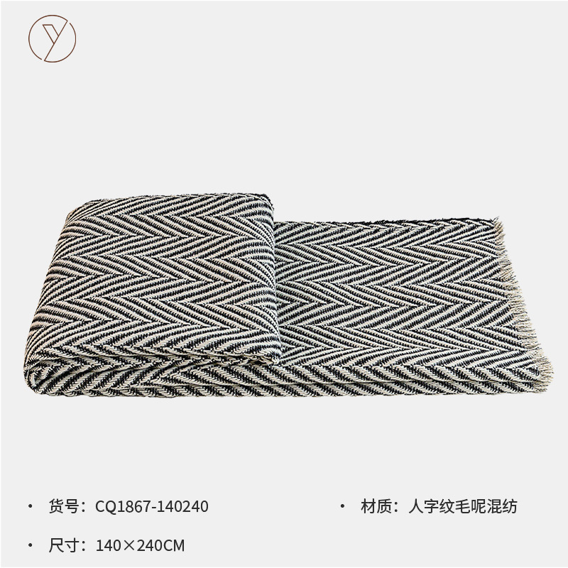 现代轻奢样板间床品软装售楼处家居展厅极简床上用品多件套|undefined