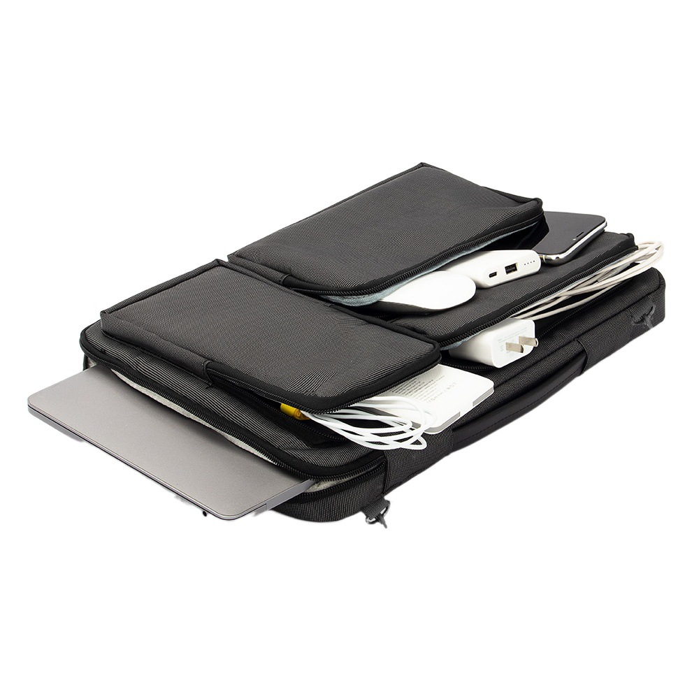Laptop Bag 14/ 15.6inch Business Casual Briefcase Shoulder Bag 16inch Handbag Men's Ready Stock Wholesale