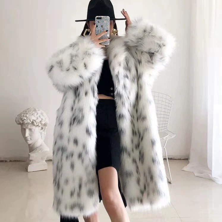 Новая 2024 года шуба женская imitation fox wool coat Korean version thick fashion foreign style suit collar hair coat