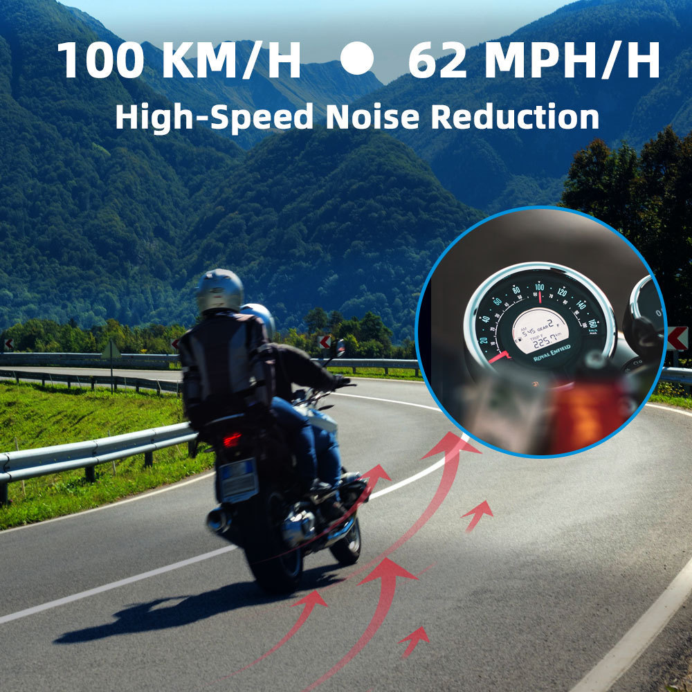 Wayxin Motorcycle Helmet Headset Bluetooth Helmet Headset Helmet Intercom 2 Person Talk T2