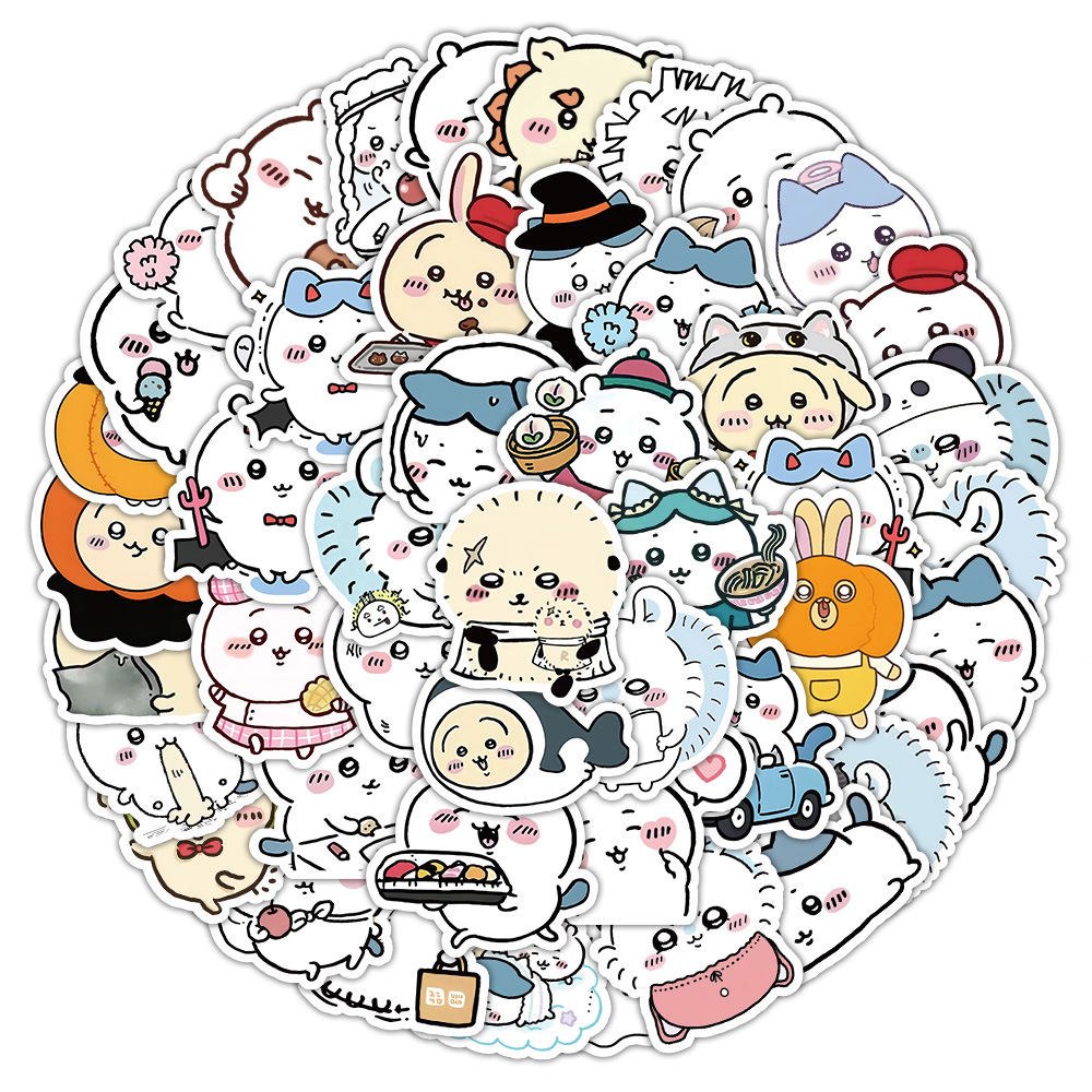 350 piezas de personajes de dibujos animados de Riman Ji Yiwa, pegatinas pequeñas, cajas creativas de bricolaje para teléfonos móviles, tazas de agua, pegatinas de computadora