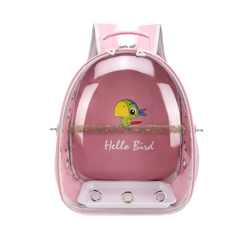 Mochila Transportadora para Loros de Tela Oxford Transparente Portátil para Exteriores image 12