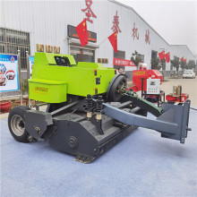 方形小麦秸秆捆扎机 自走式方包机 捡拾式草捆机