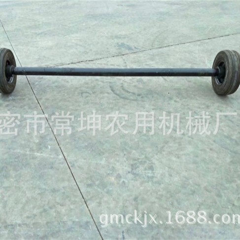 3吨平板拖车轮胎  拖车配件  工业平板车车轴厂家