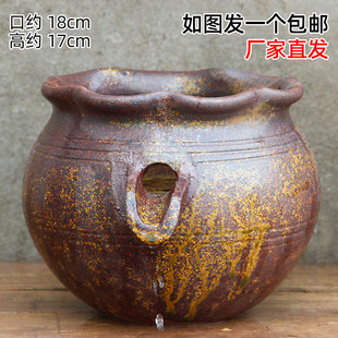 The Ecological Tank Can Be Used to Raise Fish Using Ancient Methods, Circulating Water, Landscaping, Courtyard Fish Tank, Pool Layout, Waterfall Ornaments, Non-Porous Pottery