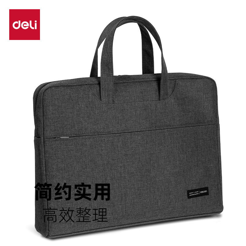 DEKI5590 portable bolsa de oficina bolsa de conferencias bolsa de computadora bolsa de documentos de negocios bolsa de mano impresa logotipo image 4