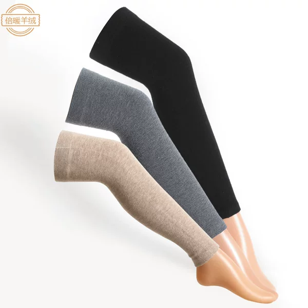 Four Seasons Fine Imitation Wool Leg Guard Long Tube Women's Warm Knee Guard Cover Leg Cover Non-slip Thigh Over-the-knee Socks Air Conditioning Cold Protection