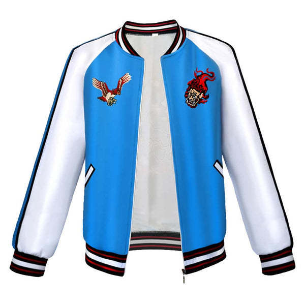 2023 hero movie New Gen V Generation V Digital printing stand collar jacket casual sweater 2023 hero movie New Gen V Generation V Digital printing stand collar jacket casual sweater