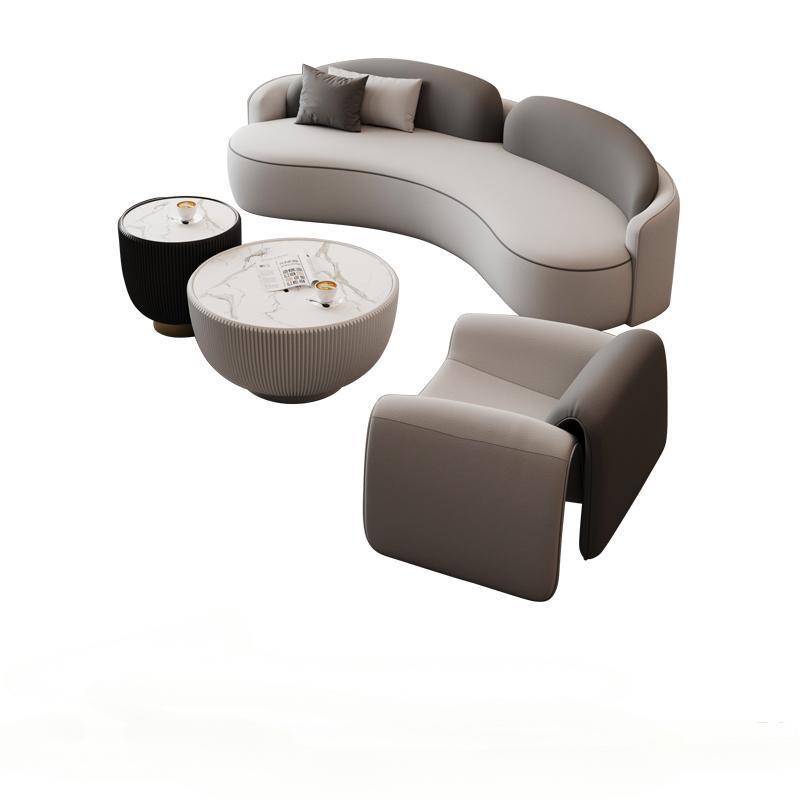 Lobby del hotel Lounge VIP Lounge Recepción Oficina de ventas circular de arco Negociación Combinación de sofá