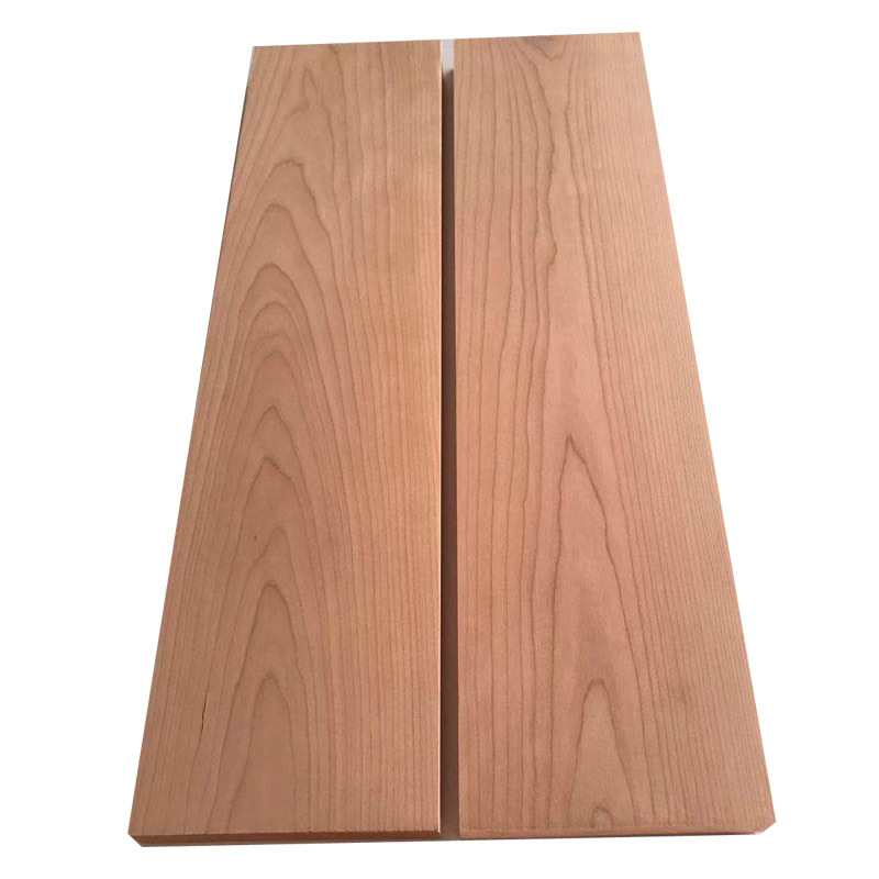 Madera de cereza Roja de América del Norte madera de cereza hoja de madera de madera maciza fina hoja de madera de madera fina registro de madera DIY soporte de productos grandes