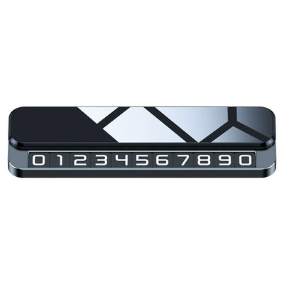 Temporary Parking Number Plate: Nömrəli dayanma kartı