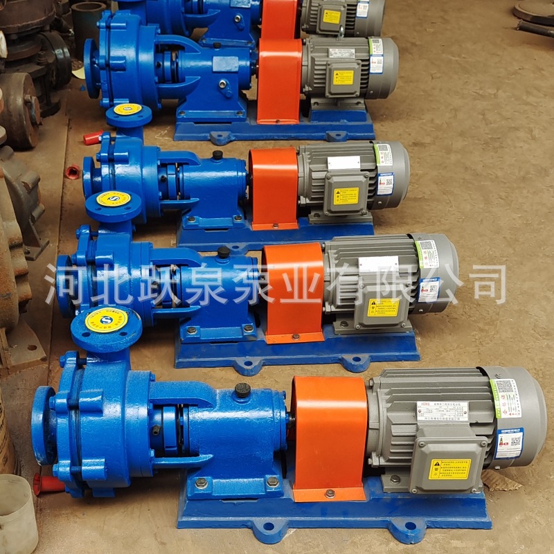 耐腐蚀砂浆泵50UHB-ZK-12-40-A型抽石灰水腐蚀性浆液泵衬氟化工泵