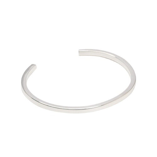 Simple plain ring bracelet for women, Korean style fashionable personality geometric square small fresh bracelet, cold style and temperament bracelet