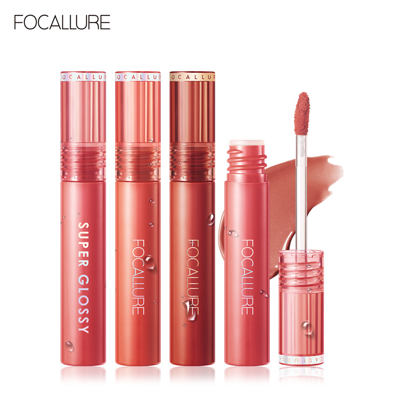 FOCALLURE 持久光泽不粘杯软滑果冻清透水光唇釉 FA208