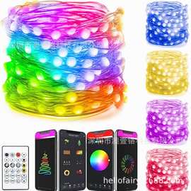 【现货折扣】蓝牙Wi-Fi双模智能LED灯串室内户外布置彩灯露营串灯