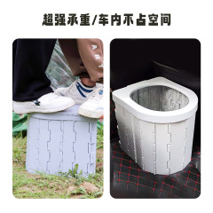 户外车载马桶便携式防臭坐便器折叠马桶厕所固化剂应急露营自驾游