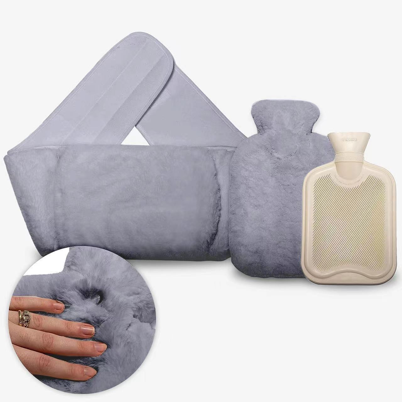 Rubber foot warmer hot water bottle