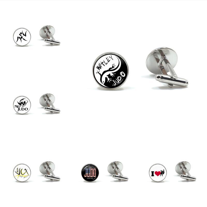 Foreign trade accessories fashion sports I love judo cufflinks karate high quality handmade cufflinks cross-border hot sale